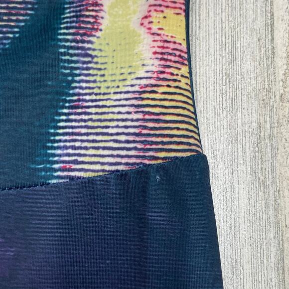 Onzie Abstract Print Yoga Leggings Multicolor Gym Activewear Pilates Size S - Picture 5 of 12